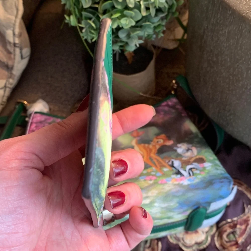 RARE!!Authentic KATE SPADE leather Bambi collection card holder - Picture 7 of 10